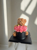 Rose In Box With Bear (Soap Roses)