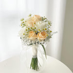 Bridal Bouquet Champagne Rose