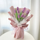 Purple Elegant Tulips
