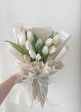 White Elegant Tulips